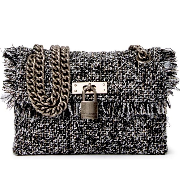 Kurt Geiger Bags Kurt Geiger London Fabric Black White T Mini